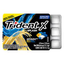 Goma de mascar Trident Splash Menta 17.1g